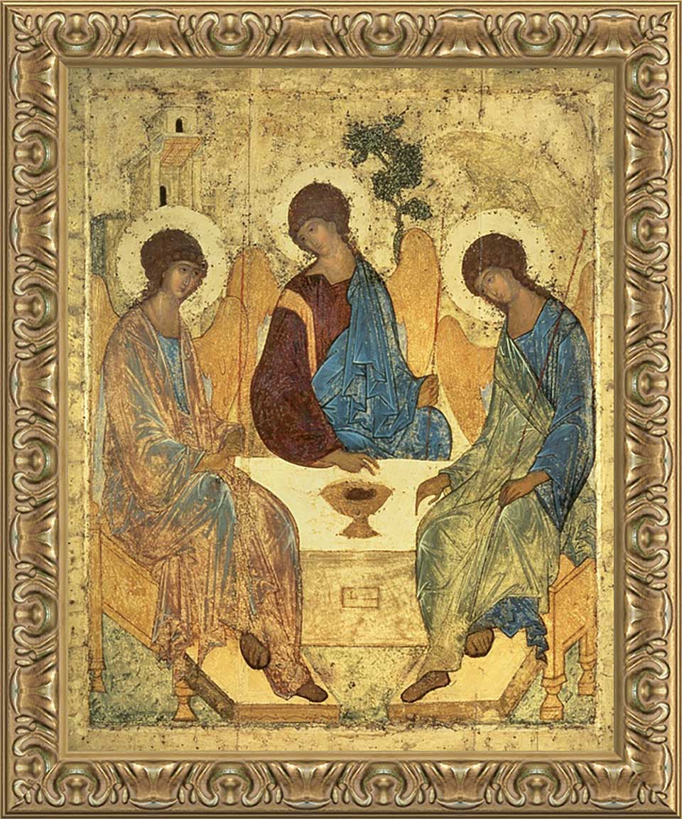 The Holy Trinity by Andrei Rublev