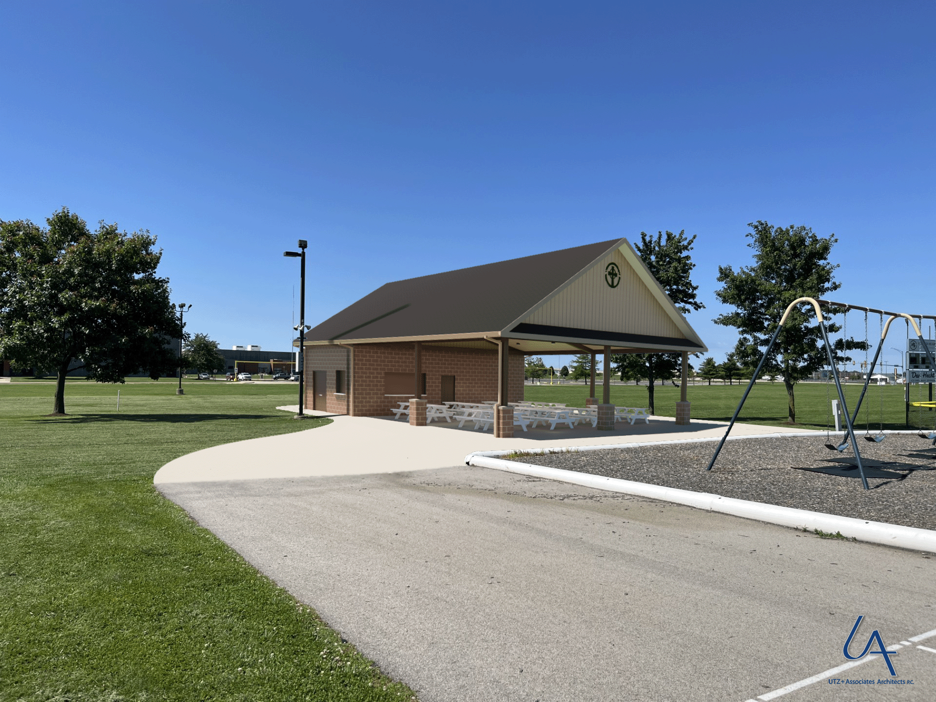 rendering of pavilion