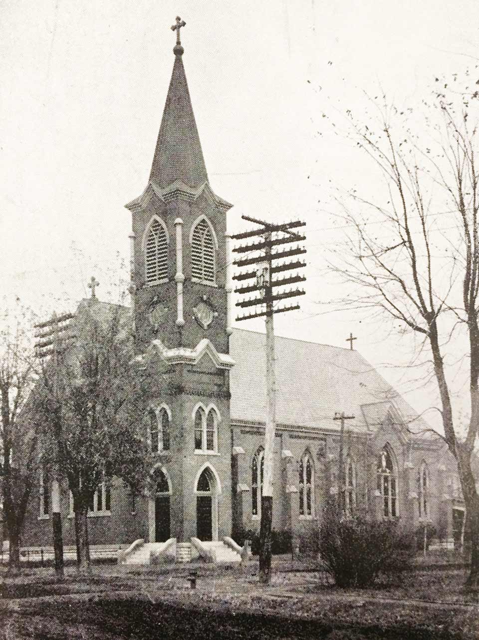 old photo of the church